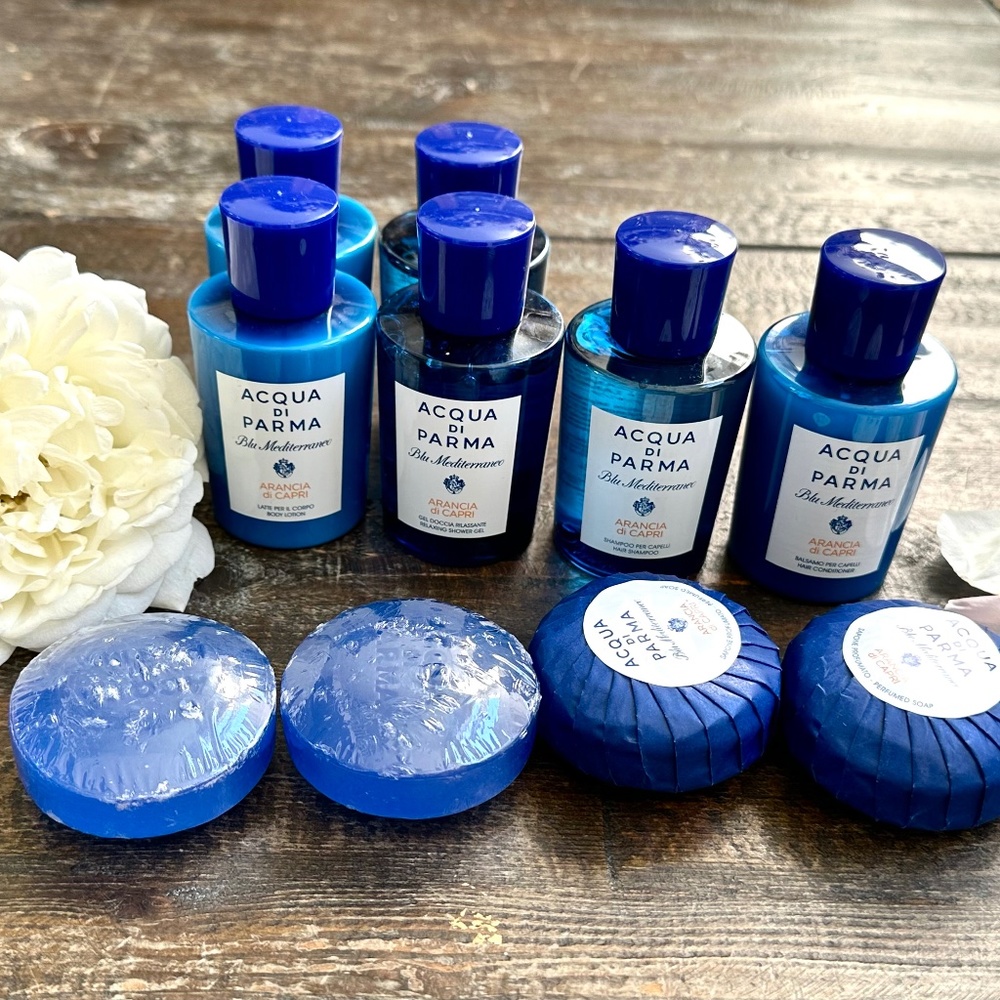ACQUA DI PARMA Blu Mediterraneo ARANCIA di CAPRI  AMENITY 10pc Set